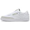 Reebok Кроссовки Club C Удобные Универсальные Теплые Низкие Унисекс Белые Коричневые Зеленые GY7199