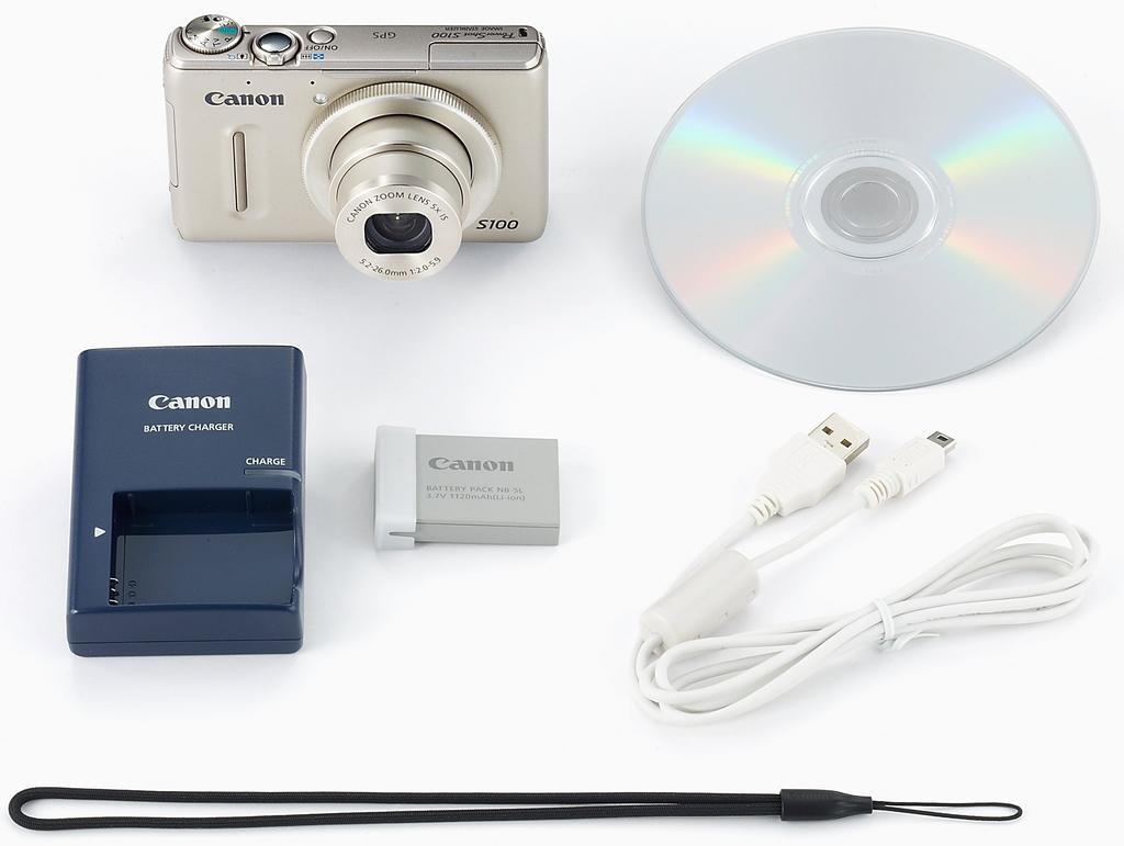 Canon PowerShot S100 Silver Digital Camera with 24mm Wide 5x Optical and a TFT LCD Color Monitor (PSS100(SL)) 12.1 Megapixels, Angle, Zoom, 3.0-inch