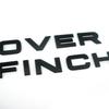 3D Black Chrome Letter Emblem Badge Hood/Trunk Car Styling Accessories Sticker