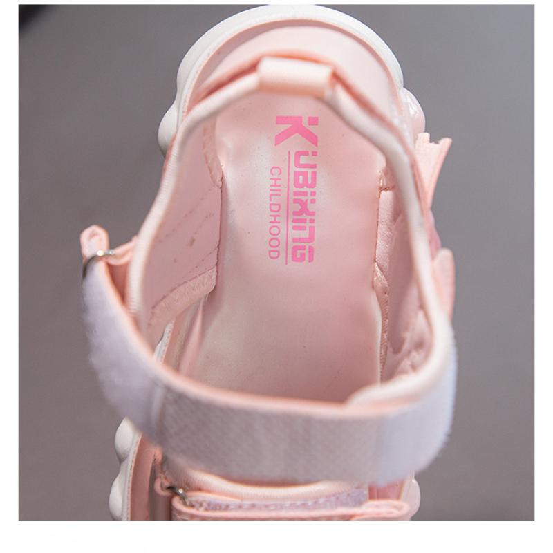 Сандалии для девочек, нескользящая обувь на мягкой подошве для маленьких девочек, нескользящая детская пляжная обувь среднего и большого размера