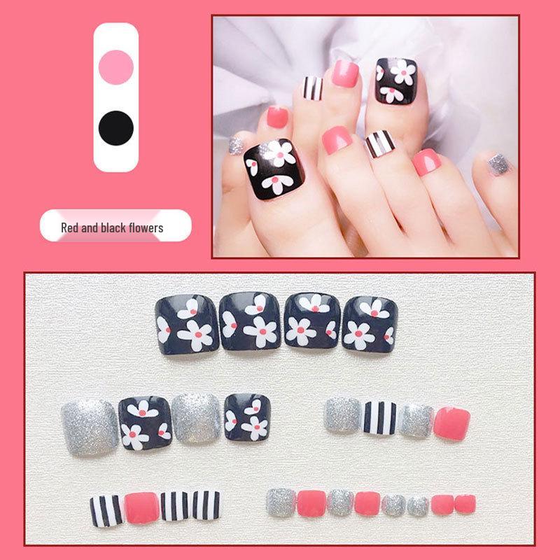 Press-On Toenail Art: Finished Nail Pieces and Wearable Patches