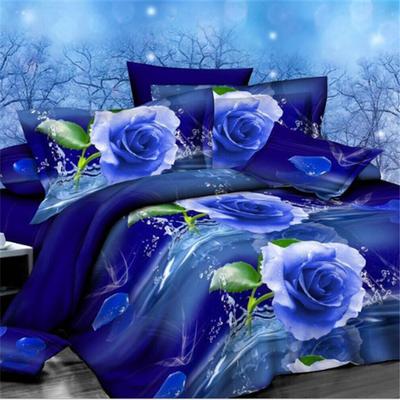 Зимнее постельное белье Дизайн 3D Кошка Печать Постельное белье Постельное белье Декор Зимние удобные комплекты постельного белья