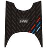 Durable, waterproof, anti-slip rubber foot mat for Kymco KR50 motorcycle enhancement.