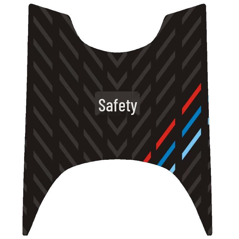 Durable, waterproof, anti-slip rubber foot mat for Kymco KR50 motorcycle enhancement.