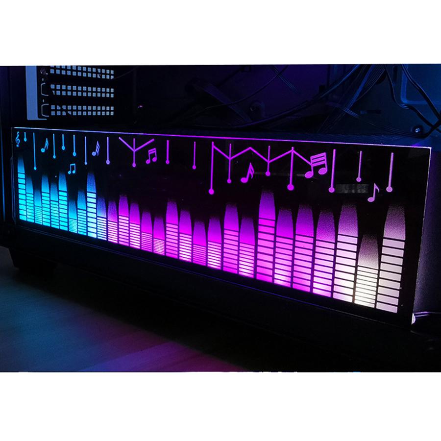 RGB Задняя панель с музыкой RGB Контроллер вентиляторов для видеокарты GPU и корпуса игрового ПК ARGB Светодиодная подсветка Aura Sync