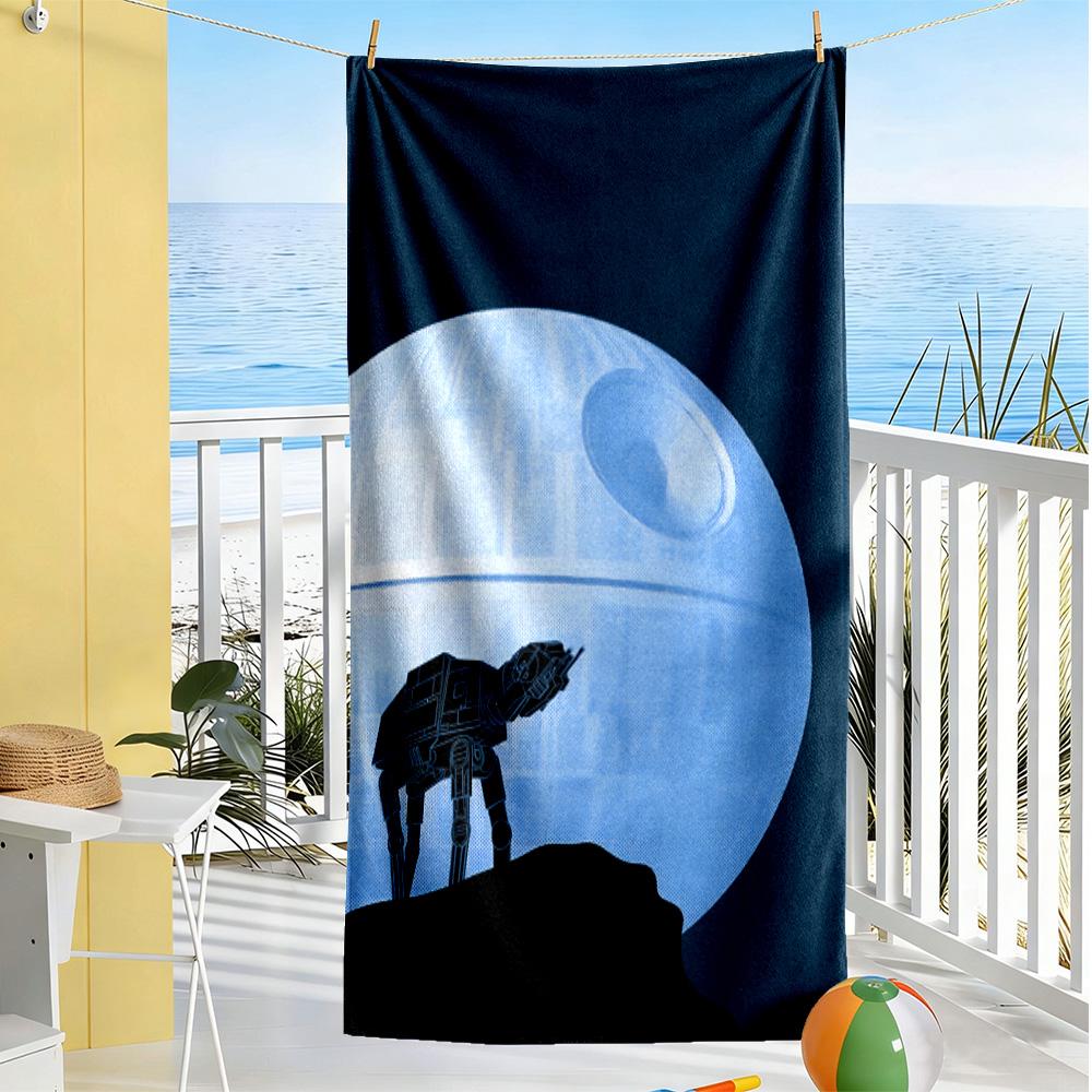 Star Wars Beach Towel Super Soft Absorbent Comfortable Lightweight Portable for Swimming,Beach,Camping, Travel, Beach Accessories,Gym