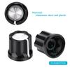 Set of 10 Adjustable Volume Control Knobs, Rotary Button Potentiometer Control Knobs with D-Shaped Shaft Caps for Electric Guitars and Basses