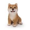Ubia Sitting Left-Facing Shiba Inu (9 X 6.8 X 9.5 Cm) Doll Figurine Ornament Animal Garden Decoration Dog H21415