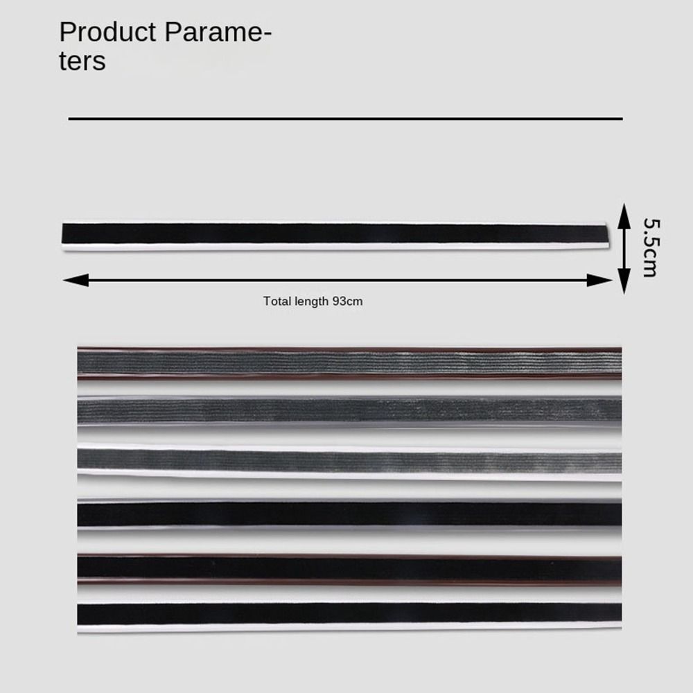 New PVC Door Seal Strip Anti Collision Flexible Door Draft Stopper Self Adhesive Windproof Weatherstrip Window