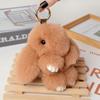 Artificial Rabbit Fur Rabbit  Key Chain Pompon Bag Pendant Cute Bunny Keychain  Gifts