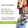 2/6/10Pcs Five-finger Socks Open Toe Forefoot Insole Shoes Pads High Heel Insole Anti-Slip Foot Protection Cushions Sponge Pain Relief Socks