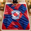 Flannel BlanketBlackburn Rovers Football Warm Soft Throw Blanket for Indoor Sofa Bed Living Room Use