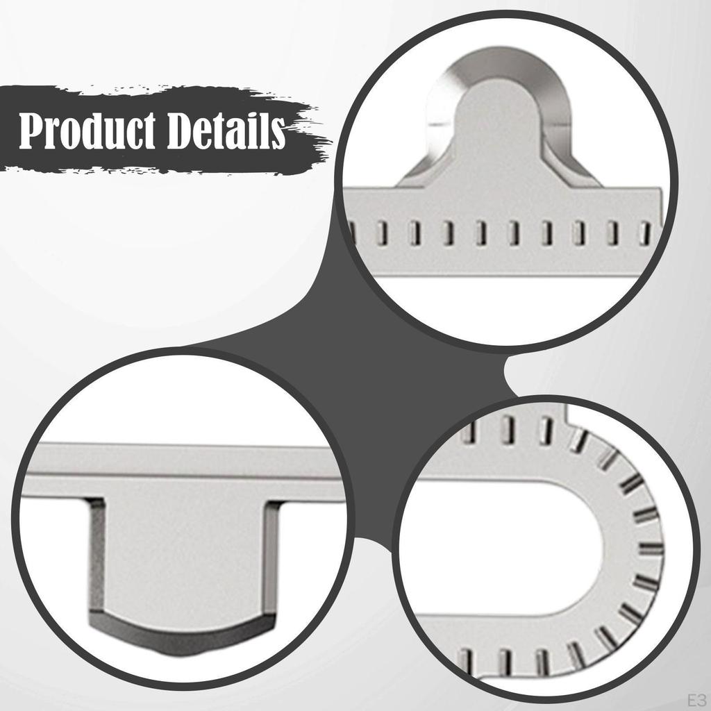 2 Pieces Bicycle Cleat Set Shoes Click Pedals 304 Stainless Steel Shoe Plates for