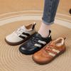 Fashion 2025 Spring New Women's Retro Casual Flat Single Shoes Versatile Comfortable Shallow Mouth Shoes Fashion Trend Non Slip Sneakers
