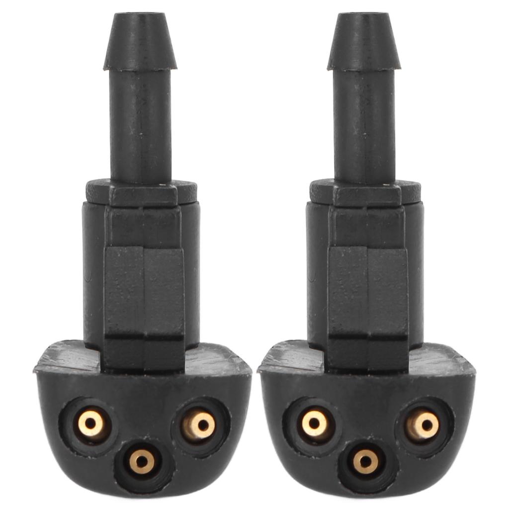 2 шт. форсунки омывателя лобового стекла черного цвета из ABS, высокопрочная замена форсунки омывателя лобового стекла для Hyundai