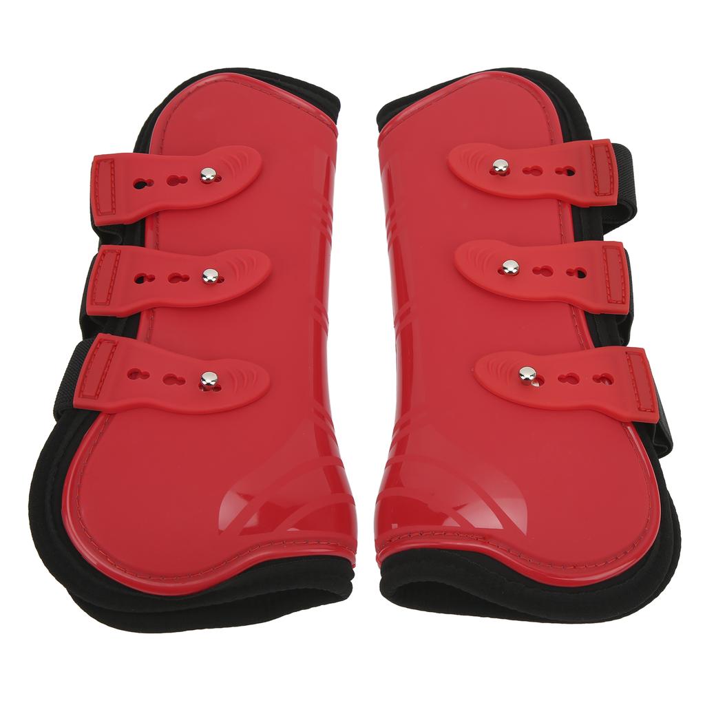 2 шт., регулируемые передние ногавки для лошадей, поддерживающие передние ноги, для тренировок, скачек, красный