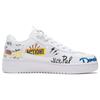 Li Ning Классический скейтбординг X Disney 'Бело-желтый' Женский AGCS146-4
