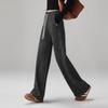 Women's Wool Blend Straight-Leg Casual Trousers