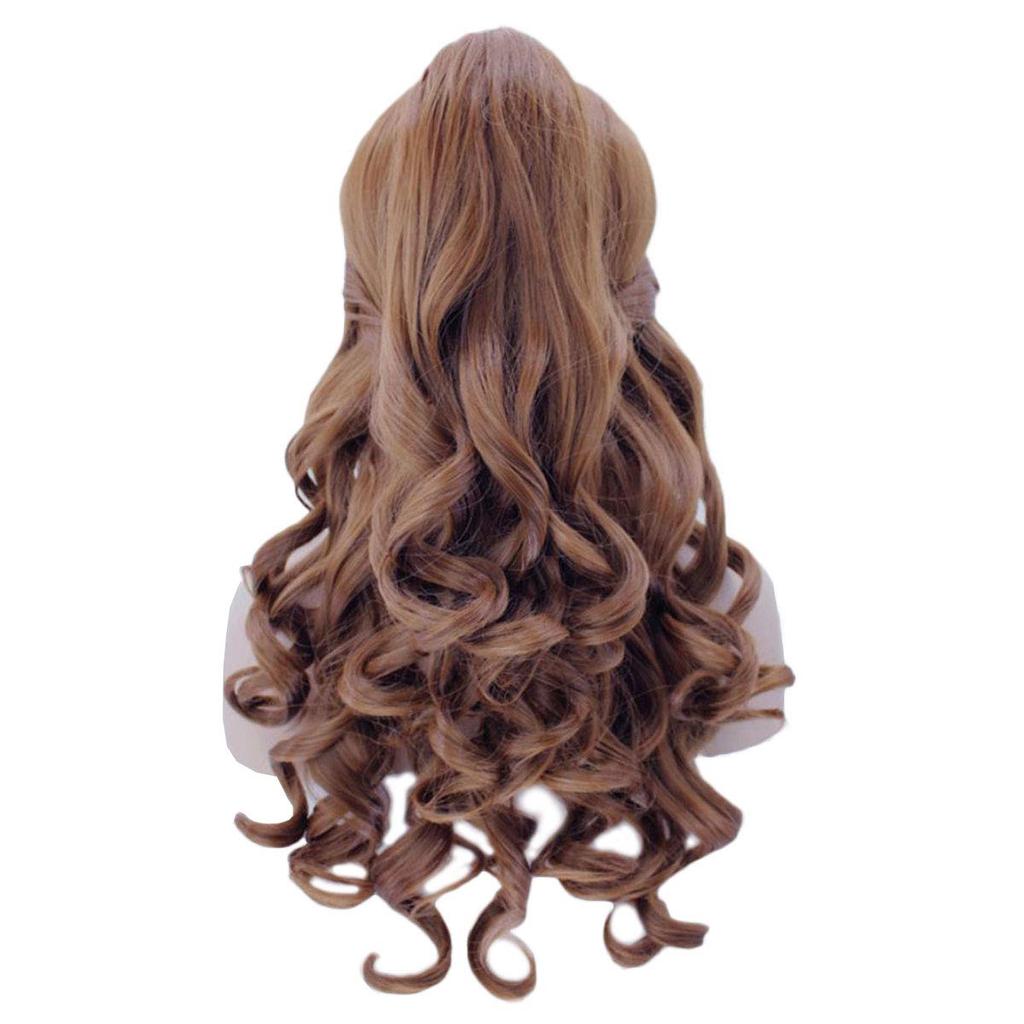 Monoii La Belle Wig Cosplay Halloween Beauty and the Beast Princess Wig Long Curly Hair Costume D335