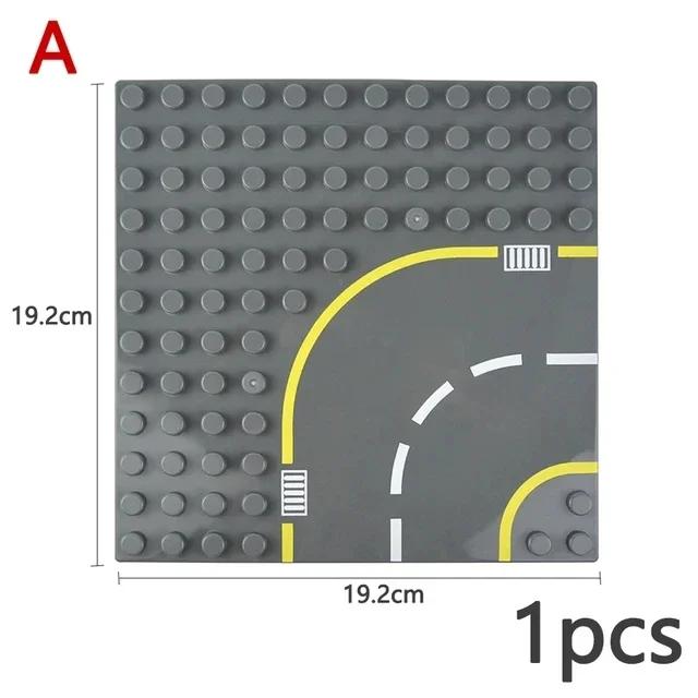 Duploes Big Size Baseplate Multiple Sizes 16x16 8x8 4x4 Bricks Assembly Plates Large Particles Figures Building Blocks Kid Toys