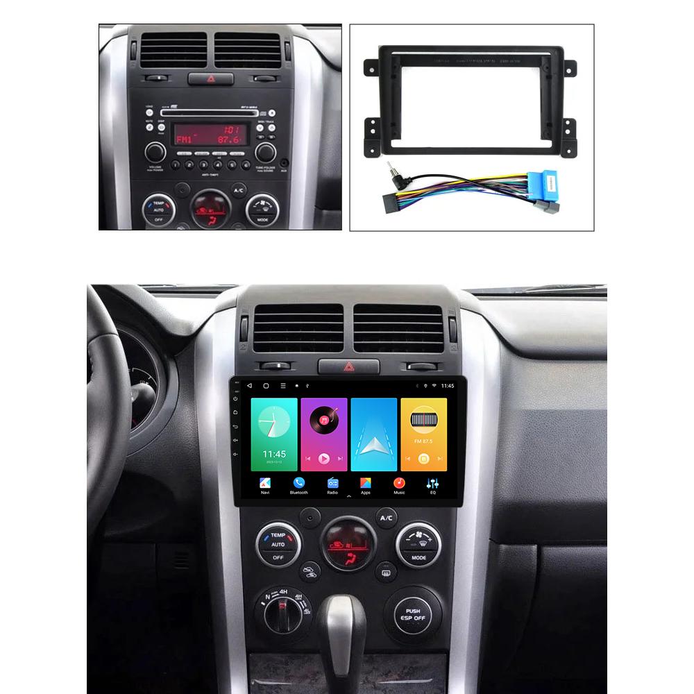 Android Carplay Car Radio For Suzuki Grand Vitara 3 2005 - 2015 Multimedia Player Head Unit Stereo GPS Navigation BT WIFI 2+32GB