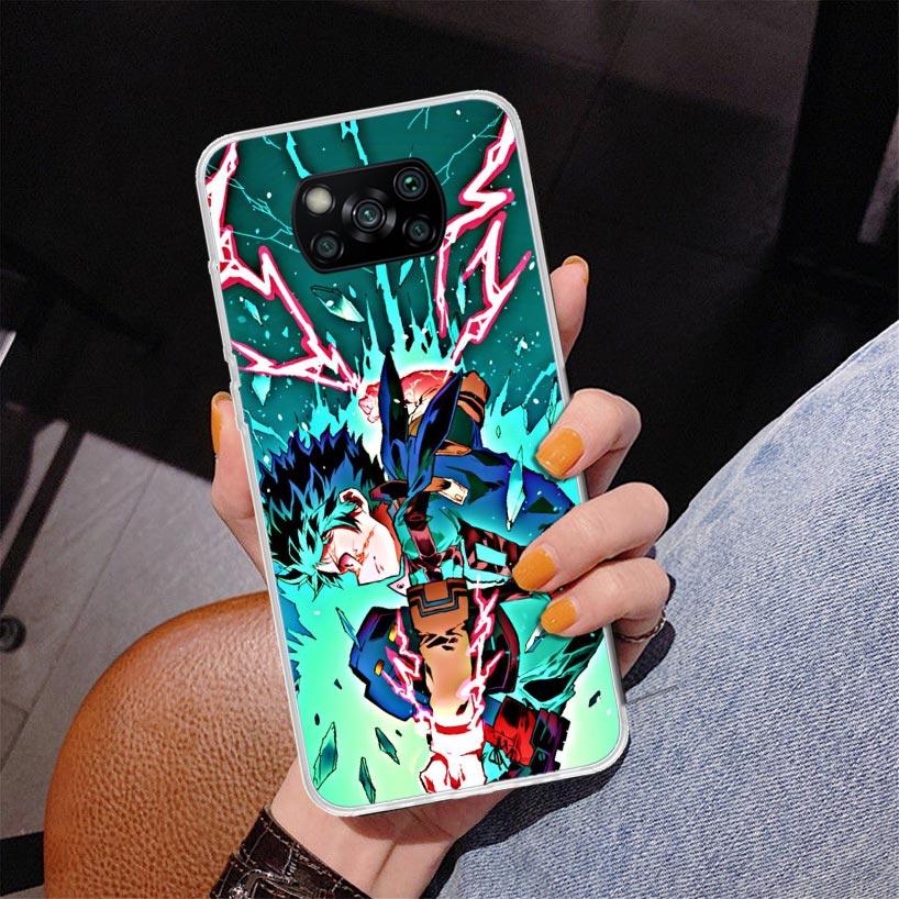 My Hero Izuku Deku Phone Case For Xiaomi Poco X7 X6 X5 Pro F7 Ultra Redmi 15C 15 13C 13 12C 12 10 10A 10C 9 9A 9C 9T Cover Poco