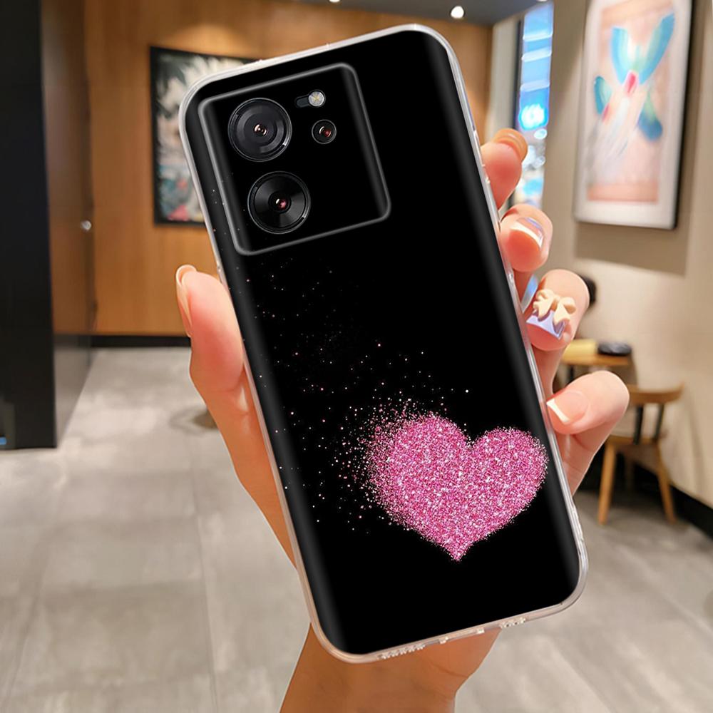 Чехол для Xiaomi 13T Задняя крышка Mi13T Мягкий силикон Funda Для Xiaomi 13T Pro Мягкие модные милые мультяшные чехлы Для Xiaomi Mi 13T Pro
