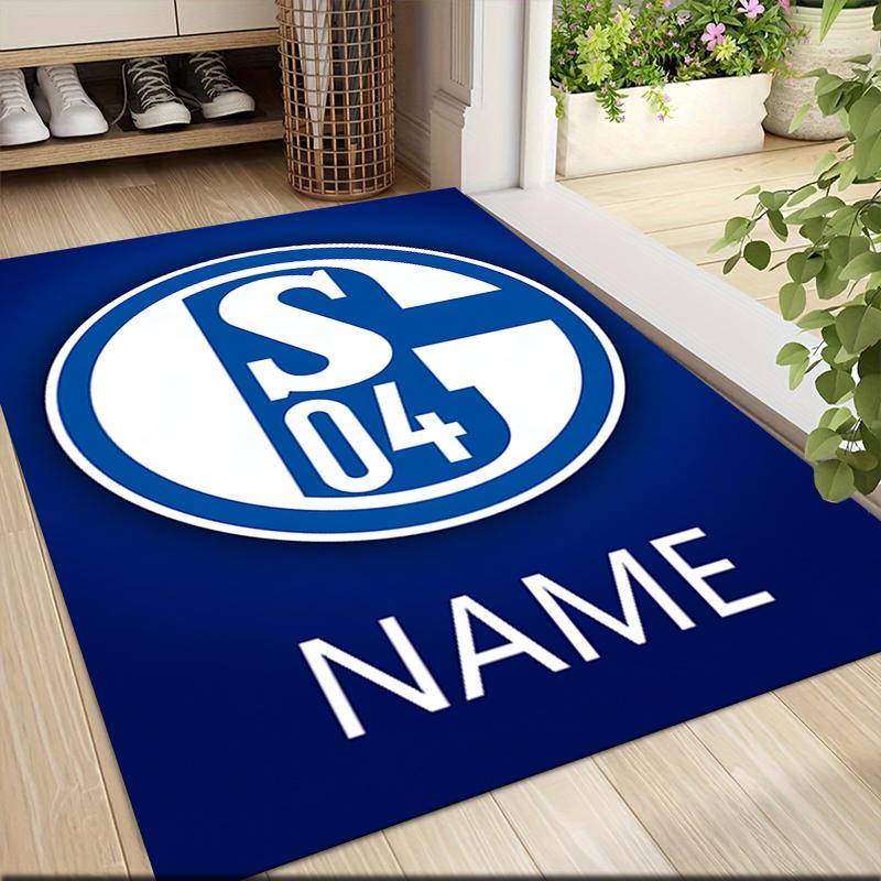 Custom Name Juventus Crest Carpet Rug Customizable Soft Washable Anti-Slip Home Living Room Sofa Mats Personalized Rug. 0909229