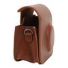 Protective Portable Camera Case PU Leather Camera Bag with Adjustable Shoulder Strap for Fujifilm Instax Mini 7+