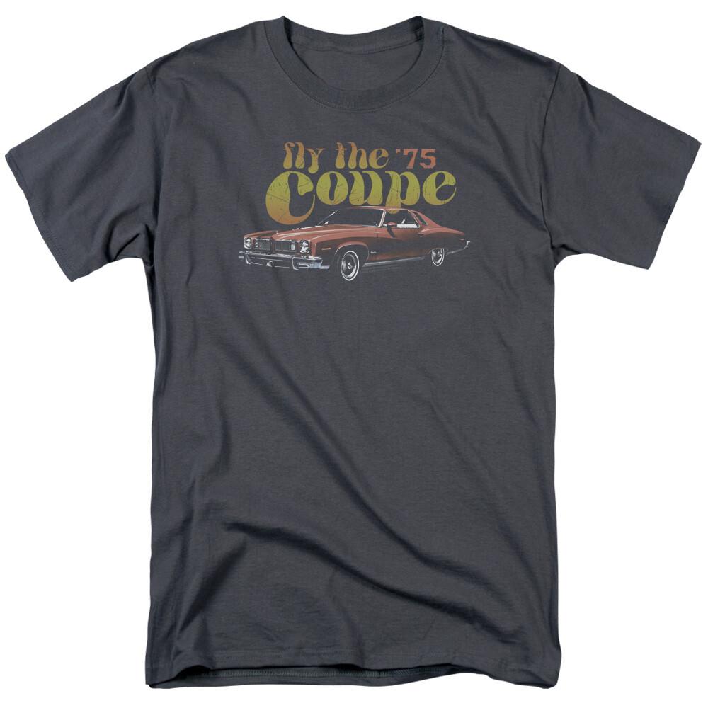 Pontiac Fly The Coupe T Shirt Mens Licensed Auto Car Tee De Ville Charcoal