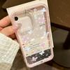 Чехол для телефона 2 в 1 Candy Color для iPhone 11 16 17 Pro Max 13 15 14 12 17 Air 17promax Мягкий ТПУ Прозрачный Цветочный Funda Чехол