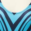 Swimwear For Women Tummy Control Women Large Size Swimwear Figure Shaping U Neck Striped Print Sports Swimsuits Woman 2025