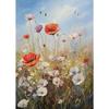 Современная природа Эстетика Полевые цветы Пейзаж Арт Постер Холст Масляная живопись Фреска Гостиная Спальня Украшение дома Без рамы