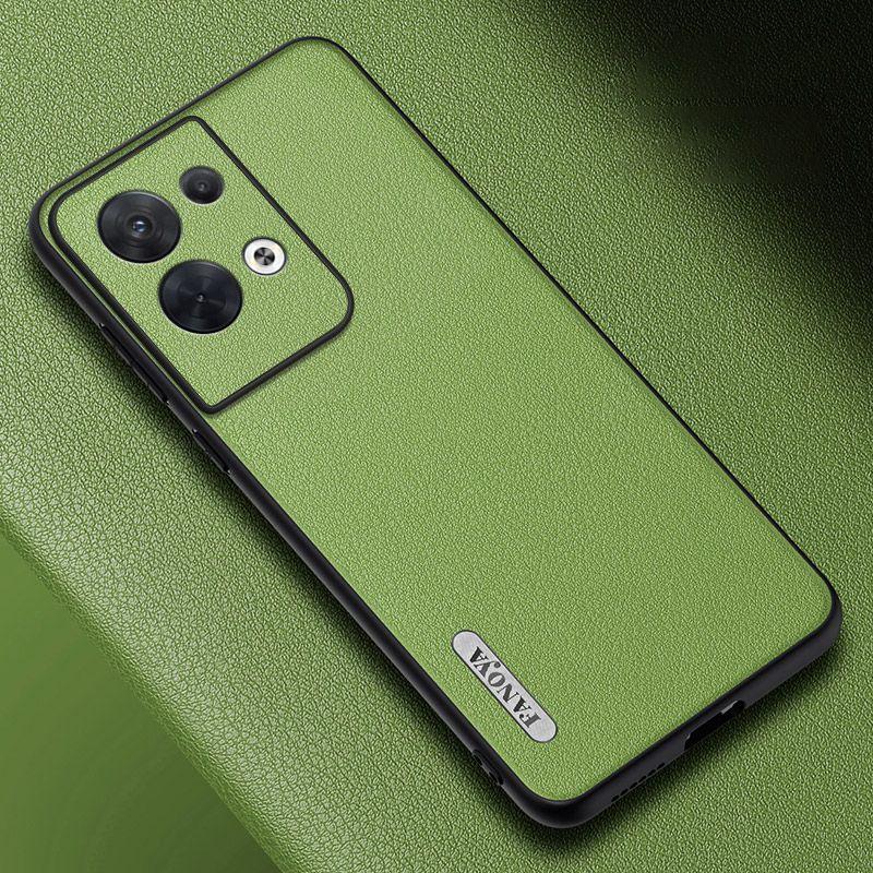 Роскошный кожаный чехол для OPPO Reno 8 9 Pro Plus 5G Задняя крышка Матовая силиконовая защита Чехол для телефона для OPPO Reno 7 Pro 7 SE Coque