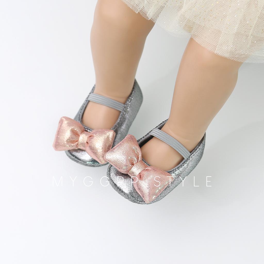 MYGGPP/От 0 до 1 года, детская обувь принцессы с большой бабочкой, обувь с мягкой подошвой, обувь из искусственной кожи, обувь для малышей с мягкой подошвой