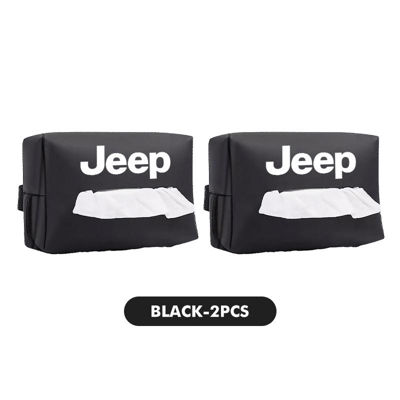For Jeep Multi-Function Car Tissue Box Storage Box Interior Accessories Grand Cherokee Patriot Renegade Compass Wrangler AKN1