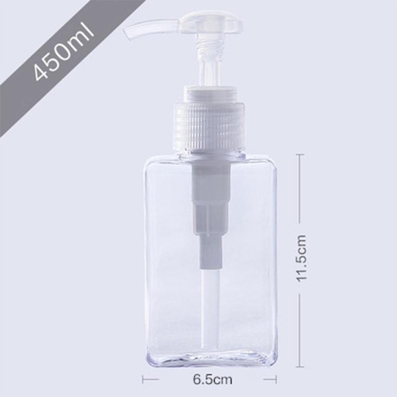 100-650 мл квадратная бутылка жидкого мыла взбитый мусс точки розлива шампунь лосьон гель для душа насос дозатор для мыла Bottlesnding