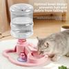 Anti Overturning Pet Water Dispenser Splash-proof Pet Water Bowl  For Cats Dogs