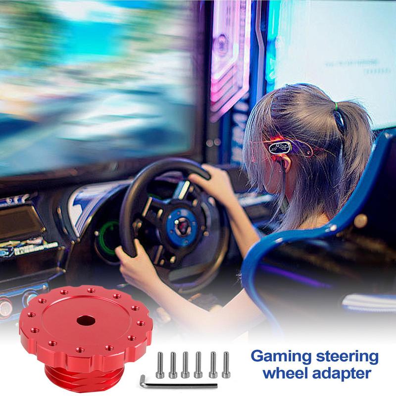 Алюминиевый адаптер рулевого колеса для игр для Thrustmaster TX T300 T500 TS Красный или черный быстросъемный ступица рулевого колеса