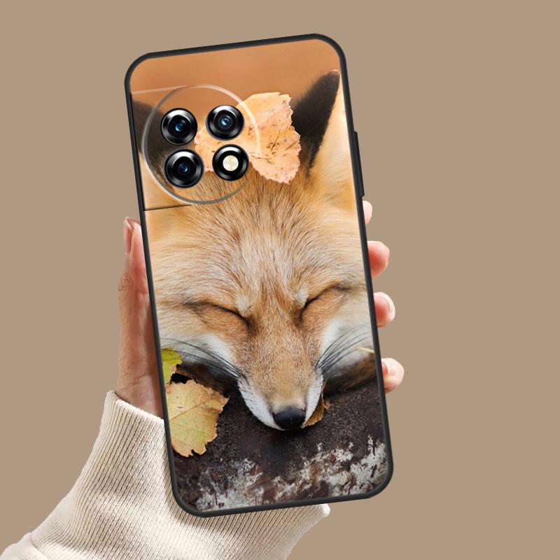 Милый лис Осенью Чехол Для OnePlus 10T 8T 9R 10R 12R OnePlus 12 11 9 10 Pro Nord 2 CE 3 Lite N10 N20 N30 Обложка