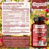 Apple cider vinegar complex capsules, combined with vitamin B12 and niacin, aids in weight management, provides energy, suitable for adults.