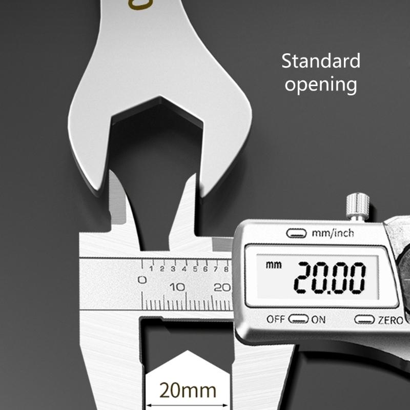 Ультратонкий двойной гаечный ключ для труднодоступных мест, различных ремонтных работ, высокопрочных стальных конструкций, механических работ