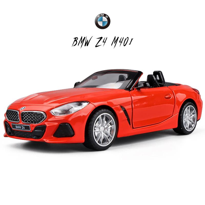 Масштаб 1/30 BMW Z4 M40i Кабриолет Модель автомобиля Литой игрушечный автомобиль Подарочная коллекция