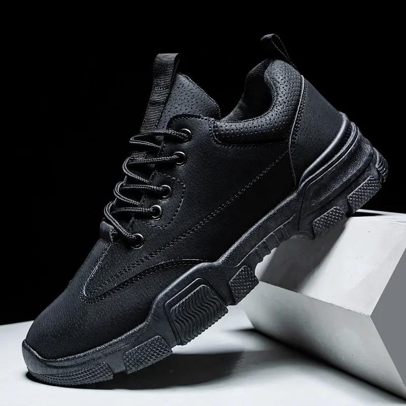 Мужская вулканизированная обувь 2024 года, модная повседневная спортивная обувь на платформе со шнуровкой, оксфорды для бега на открытом воздухе, безопасная плоская мужская обувь Zapatillas Hombre