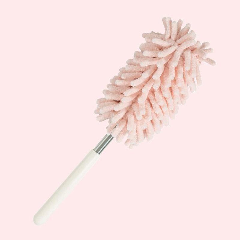 80 см телескопическая тряпка из микрофибры с удлинителем из нержавеющей стали для уборки бытовой пыли для потолочных вентиляторов