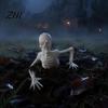 Glowing Skeleton Decor for Garden Halloween Planter Ornament, Glow-in-The-Dark Figurine, Break Through The Unique Gift Horror Fans Soil Human