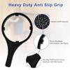 Heavy Duty Water Filter Wrench (6.38" Max Inner Diameter) For Big Blue-Style Filter Housings, Fit For Whole House Water Filter Systems Using 4.5"X