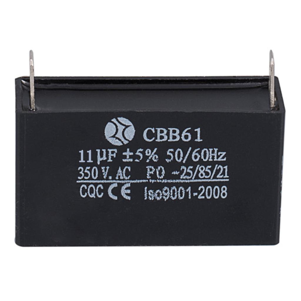 11uF/13uF 350V CBB61 Starting Capacitor Ceiling Fan Capacitor Electrical Power Relay Connecting Capacitor Enduring