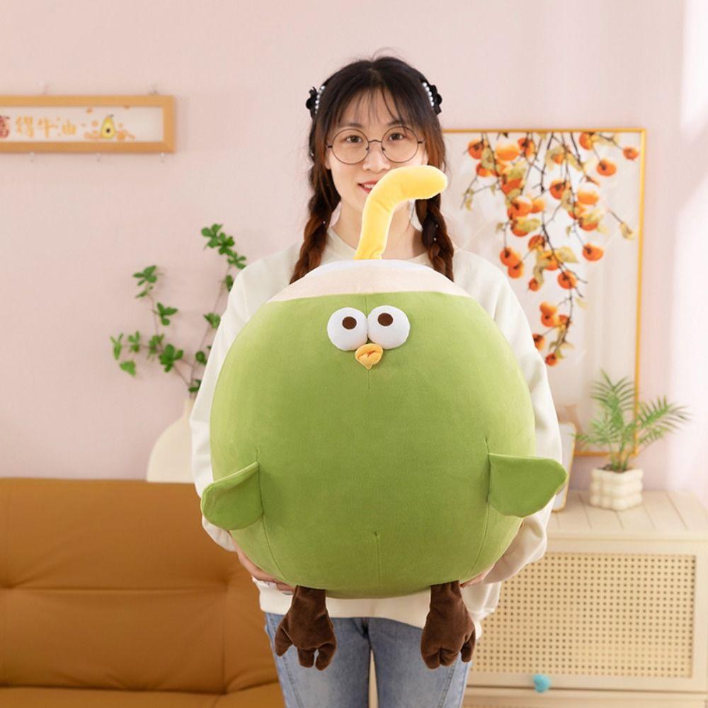 Collection Coconut Chicken Plush Toy Fluffy Chicken Stuffed Doll Home Decor