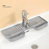 Коврик для слива смесителя для кухонной раковины, сливной коврик с карманами для фильтров, держатель для мыла, поднос для кухни, раковины в ванной комнате